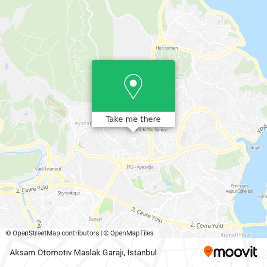 Aksam Otomotıv Maslak Garajı map