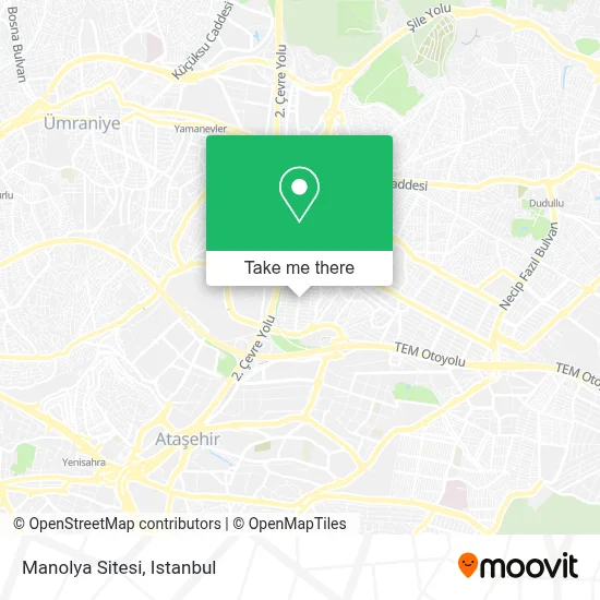 Manolya Sitesi map