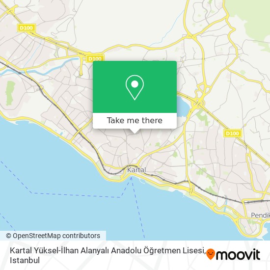 Kartal Yüksel-İlhan Alanyalı Anadolu Öğretmen Lisesi map
