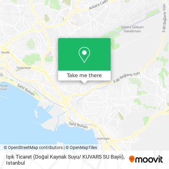 Işık Ticaret (Doğal Kaynak Suyu/ KUVARS SU Bayii) map