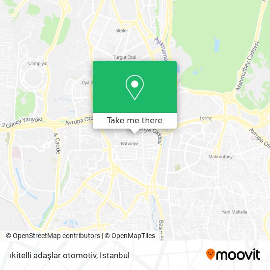 ıkitelli adaşlar otomotiv map