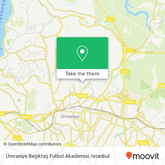 Ümraniye Beşiktaş Futbol Akademisi map