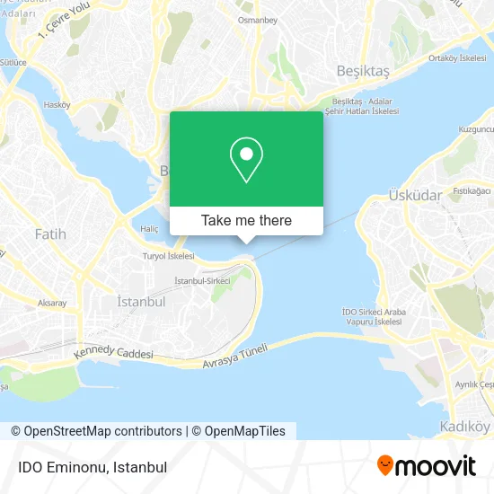 IDO Eminonu map