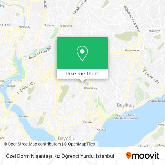 Özel Dorm Nişantaşı Kız Öğrenci Yurdu map