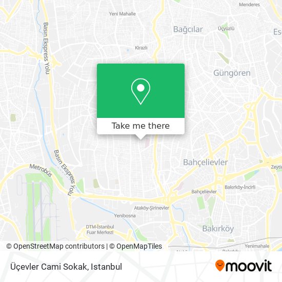 Üçevler Cami Sokak map