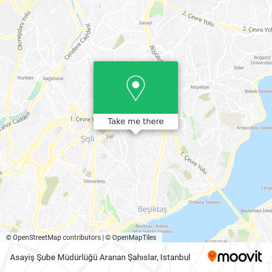 Asayiş Şube Müdürlüğü Aranan Şahıslar map