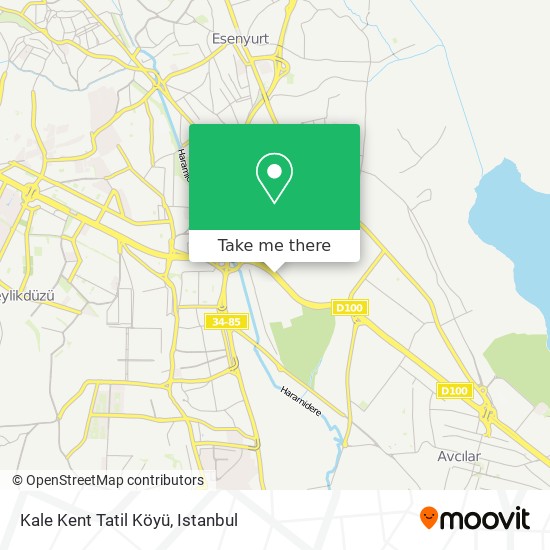 Kale Kent Tatil Köyü map