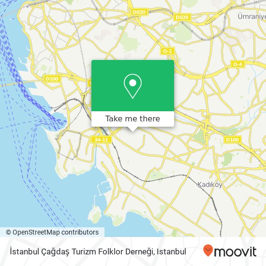 İstanbul Çağdaş Turizm Folklor Derneği map