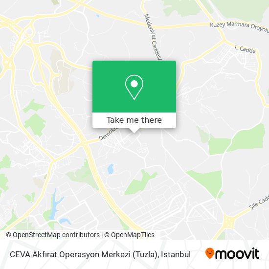 CEVA Akfırat Operasyon Merkezi (Tuzla) map