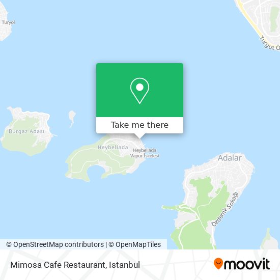 Mimosa Cafe Restaurant map