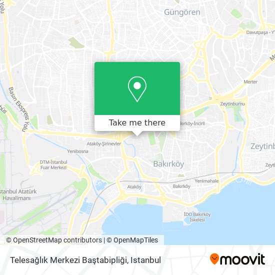 Telesağlık Merkezi Baştabipliği map
