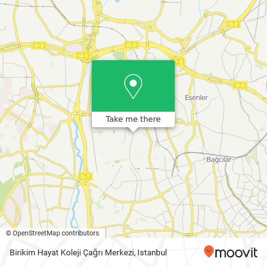 Birikim Hayat Koleji Çağrı Merkezi map