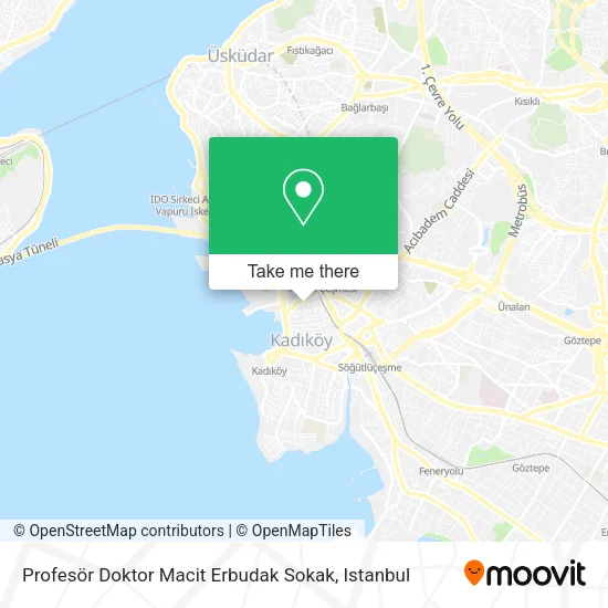 Profesör Doktor Macit Erbudak Sokak map