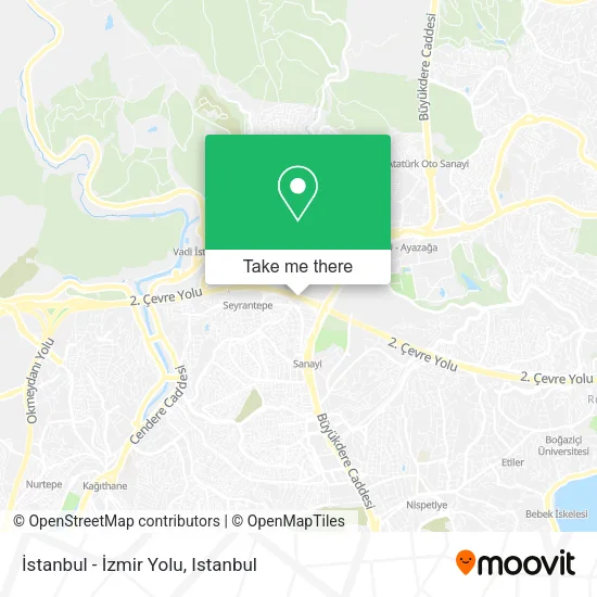 İstanbul - İzmir Yolu map