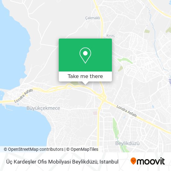 Üç Kardeşler Ofis Mobilyasi Beylikdüzü map