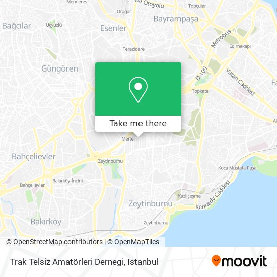 Trak Telsiz Amatörleri Dernegi map