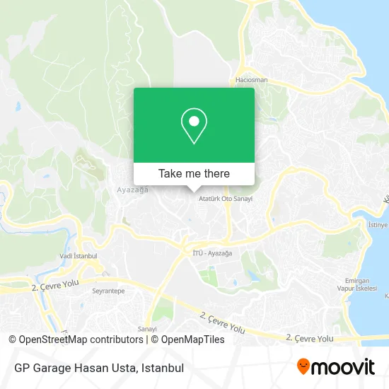 GP Garage Hasan Usta map
