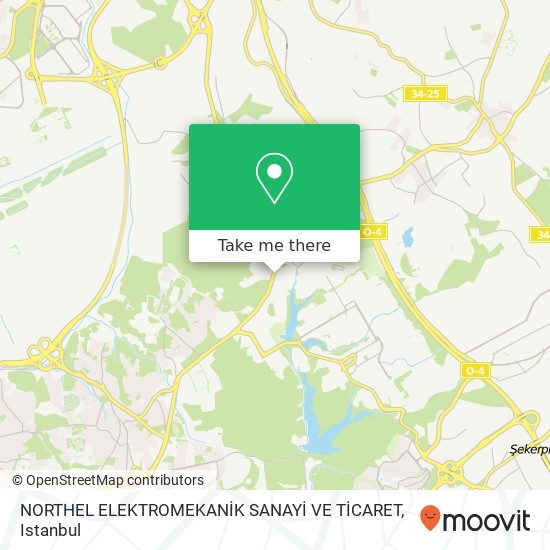 NORTHEL ELEKTROMEKANİK SANAYİ VE TİCARET map