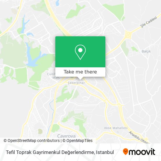 Tefil Toprak Gayrimenkul Değerlendirme map