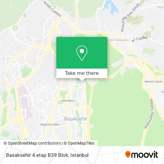 Basaksehir 4.etap B39 Blok map
