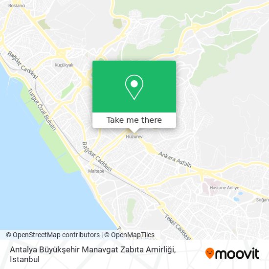 Antalya Büyükşehir Manavgat Zabıta Amirliği map