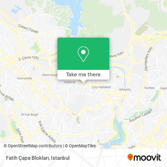 Fatih Çapa Blokları map