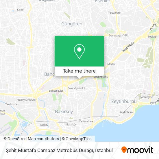 Şehit Mustafa Cambaz Metrobüs Durağı map