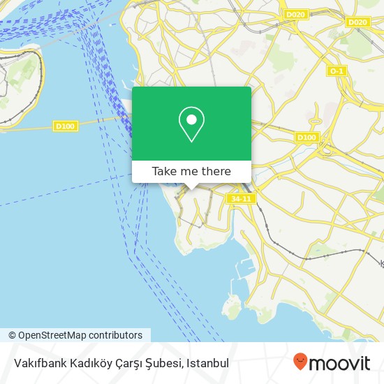 Vakıfbank Kadıköy Çarşı Şubesi map