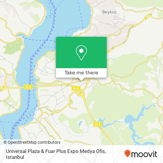 Universal Plaza & Fuar Plus Expo Medya Ofis map