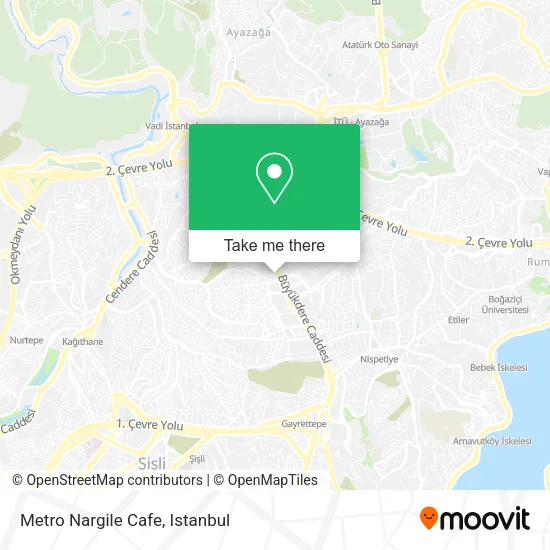 Metro Nargile Cafe map