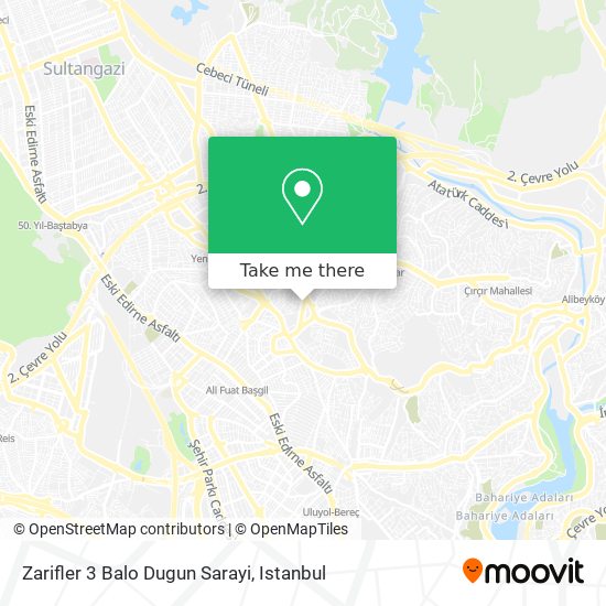 Zarifler 3 Balo Dugun Sarayi map