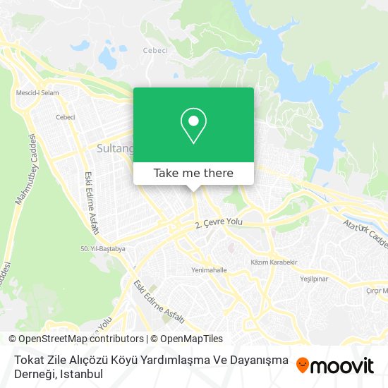 Tokat Zile Alıçözü Köyü Yardımlaşma Ve Dayanışma Derneği map