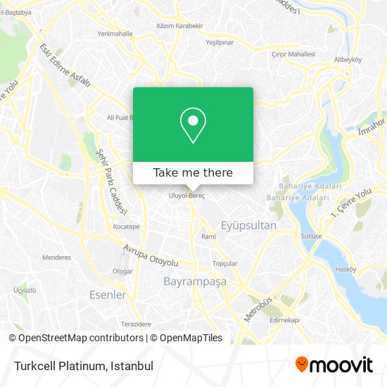 Turkcell Platinum map