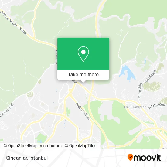 Sincanlar map