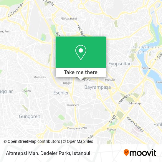 Altıntepsi Mah. Dedeler Parkı map