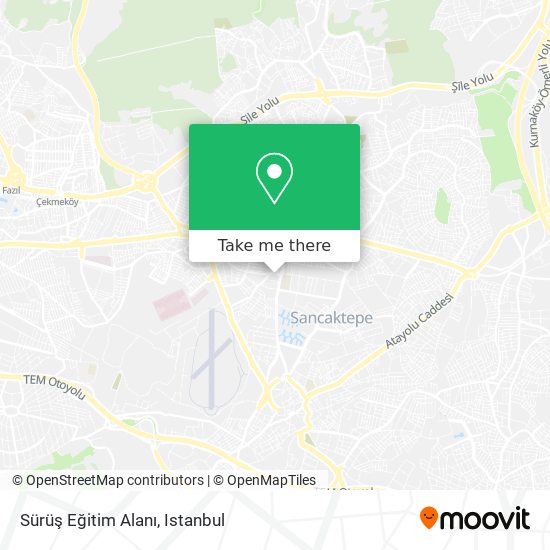 Sürüş Eğitim Alanı map