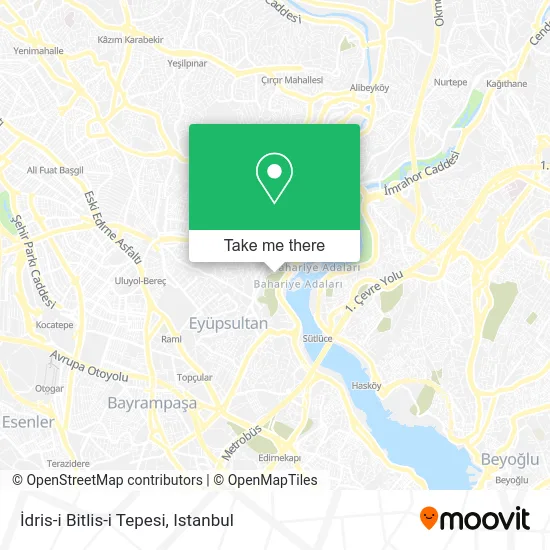 İdris-i Bitlis-i Tepesi map