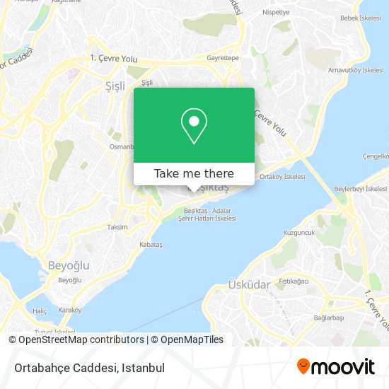 Ortabahçe Caddesi map