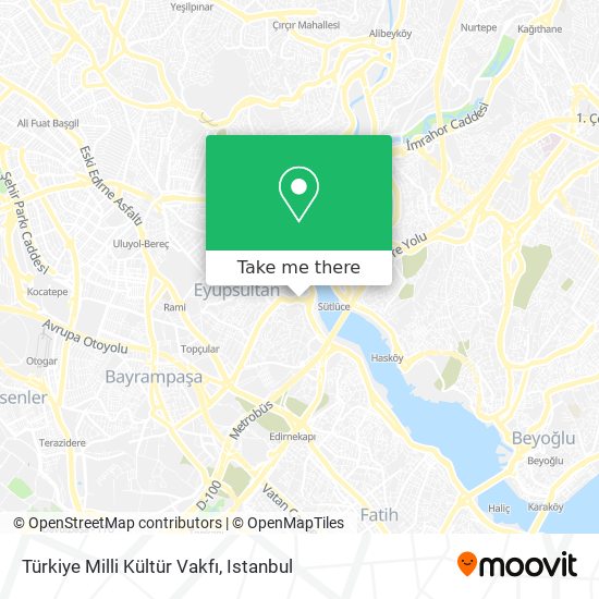 Türkiye Milli Kültür Vakfı map