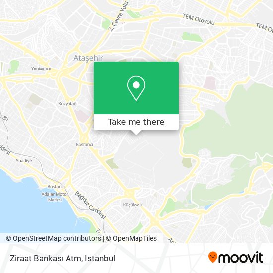 Ziraat Bankası Atm map