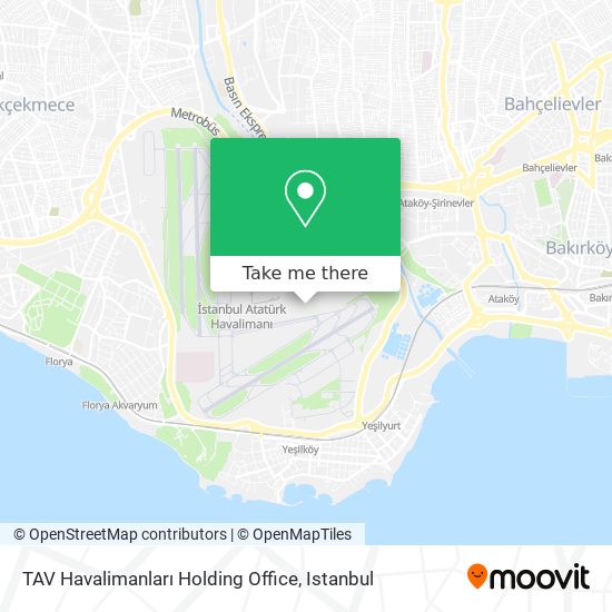 TAV Havalimanları Holding Office map