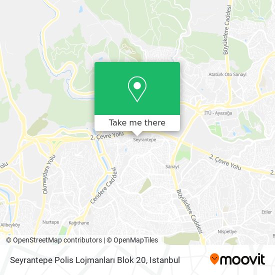 Seyrantepe Polis Lojmanları Blok 20 map