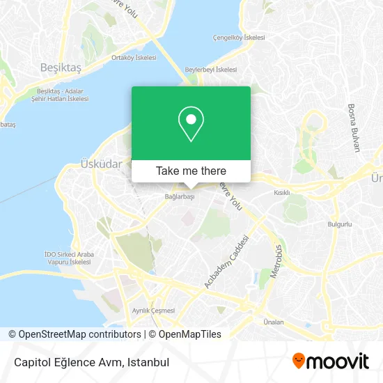 Capitol Eğlence Avm map
