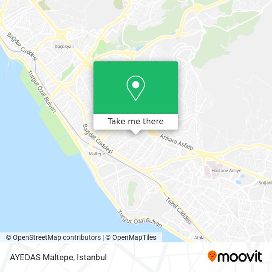 AYEDAS Maltepe map