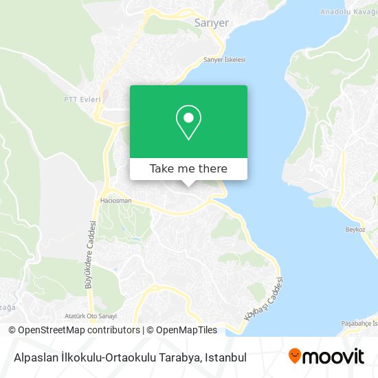 Alpaslan İlkokulu-Ortaokulu Tarabya map
