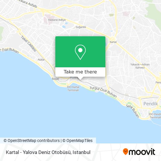 Kartal - Yalova Deniz Otobüsü map