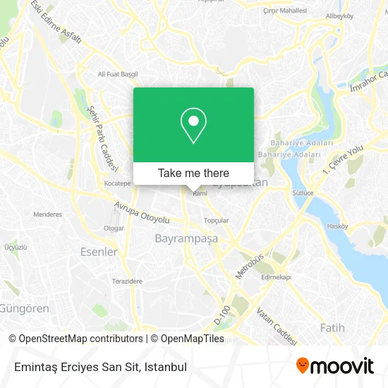 Emintaş Erciyes San Sit map