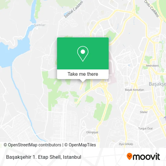Başakşehir 1. Etap Shell map