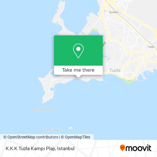 K.K.K Tuzla Kampı Plajı map