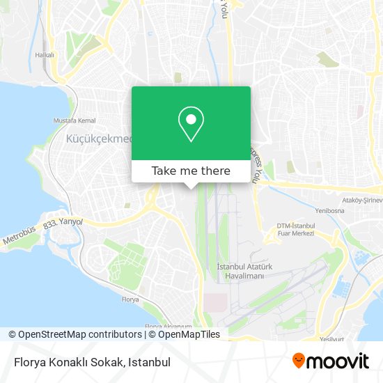 Florya Konaklı Sokak map